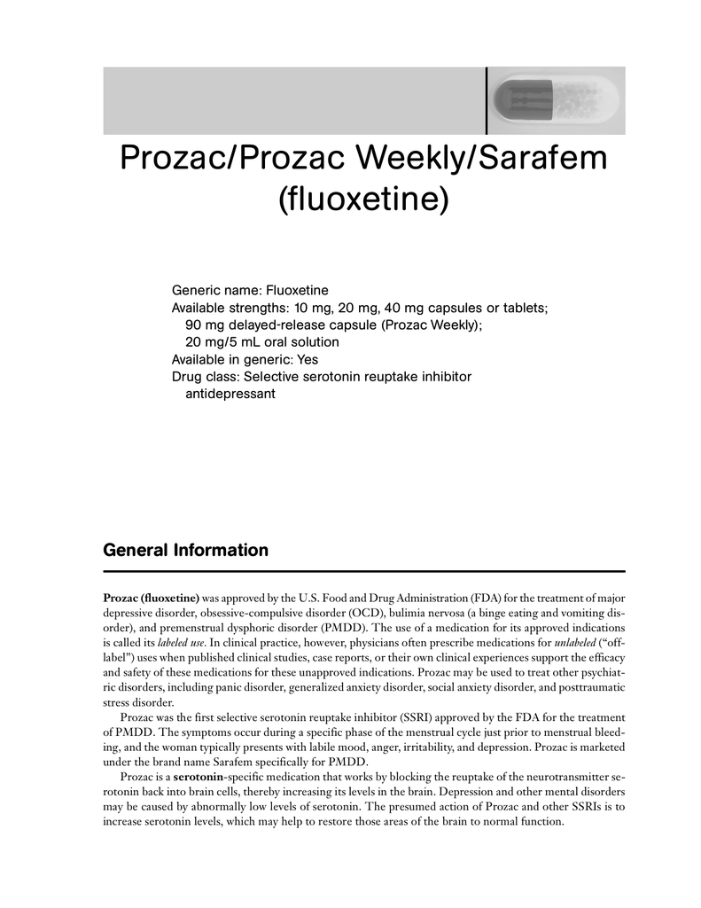 SCARICA PROZAC