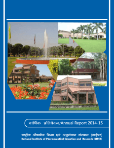 okf"kZd izfrosnu@Annual Report 2014-15