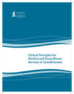 Clinical Principles for Alcohol and Drug Misuse