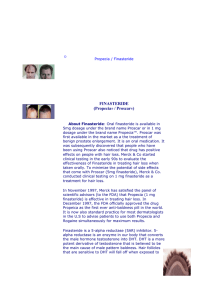 FINASTERIDE (Propecia® / Proscar®) - EU