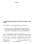 Formulation and Evaluation of Almotriptan Malate Nasal Drops
