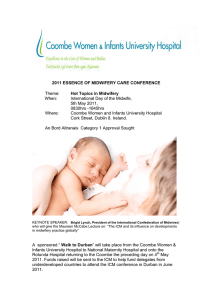 2011 ESSENCE OF MIDWIFERY CARE CONFERENCE Theme: Hot