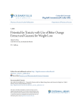 Potential for Toxicity with Use of Bitter Orange Extract and Guarana