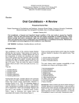 Oral Candidiasis – A Review