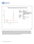 Metaraminol Bitartrate Separated Using an Acclaim Trinity