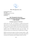 PDF - Pain Therapeutics, Inc.