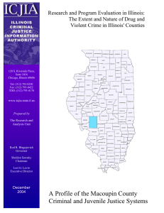 A Profile of the Macoupin County Criminal and Juvenile Justice