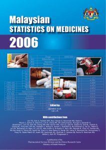 Malaysian Statistics on Medicines 2006