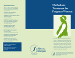 (SAMHSA) Brochure, Methadone Treatment for Pregnant Women