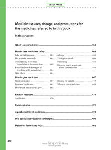 Medicines - Hesperian Health Guides