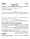 Formulation and evaluation of Pseudoephedrine hydrochloride and