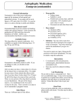 Antiepileptic Medication: Zonegran (zonisamide)