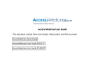 Access Medicine User Guide