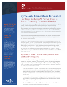 Byrne JAG and Community Corrections