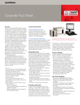 Corporate Fact Sheet - Corporate