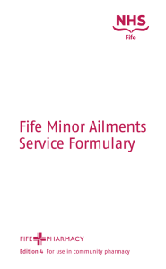 Fife Minor Ailments Service Formulary