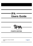IPA Users Guide - Thomson Reuters