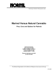 Marinol Versus Natural Cannabis