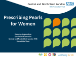 Prescribing Pearls for Women