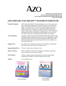 AZO Urinary Pain Relief™ Maximum Strength