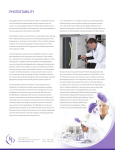 photostability - RD Laboratories