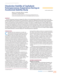 Dissolution Stability of Cephalexin Extemporaneous Suspensions