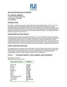 CA Water Quality Report