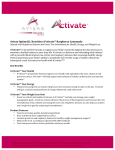 Avisae OptimALL Nutrition A3ctivate™ Raspberry Lemonade