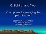Your options for managing the pain of labour