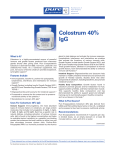 Colostrum 40% IgG - Pure Encapsulations