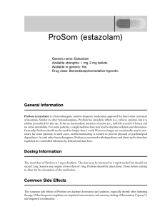 ProSom (estazolam)