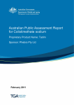 Australian Public Assessment Report for Colistimethate sodium