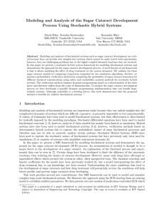 Modeling and Analysis of the Sugar Cataract Development Process