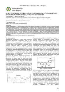 Research Article www.ijrap.net