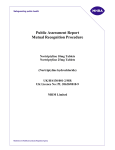 Public Assessment Report Mutual Recognition Procedure