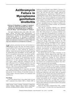 Azithromycin Failure in