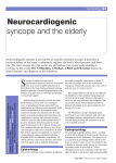 Neurocardiogenic syncope and the elderly Cardiology 83