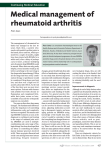 s Medical management of rheumatoid arthriti
