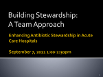 Building Stewardship: A Team Approach 1