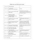 Hollings Cancer Center Research Retreat Agenda