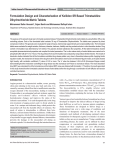 Formulation Design and Characterization of Kollidon SR Based