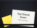 Top Ten Clinical Issues PPT