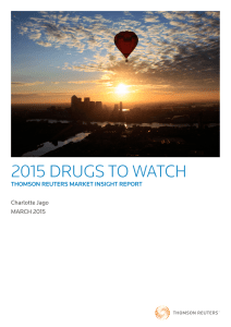 2015 DRUGS TO WATCH