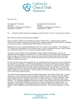 CCTA letter to Cong. Fred Upton and Cong. Diana DeGette on