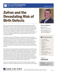 Zofran and the Devastating Risk of Birth Defects