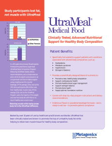 UltraMeal® Medical Food
