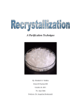 Recrystallization: A Purification Technique