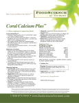 Coral Calcium Plus - FoodScience of Vermont