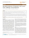 Microbial production of hyaluronic acid: current state, challenges