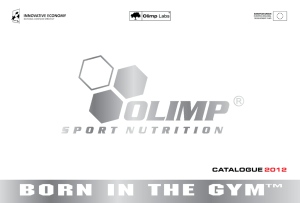 catalogue 2012 - olimp